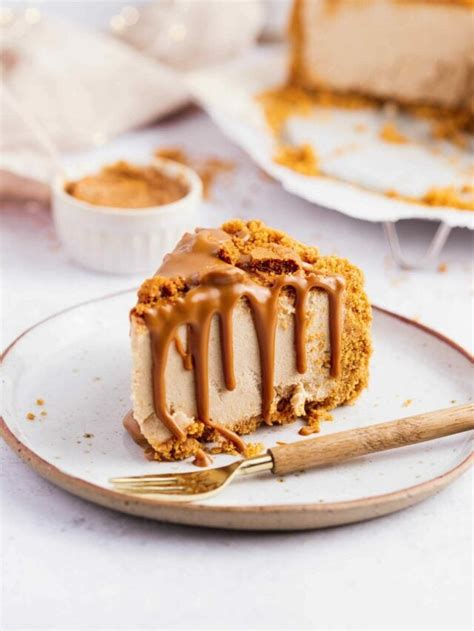 Easy Biscoff Cheesecake Recipe Vegan The Chestnut Bakery