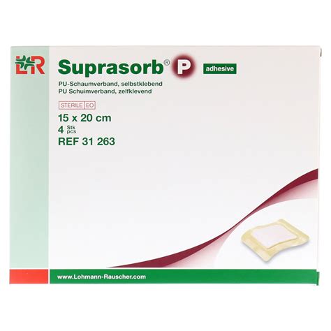 SUPRASORB P PU-Schaumv.15x20 cm selbstklebend 4 Stück online bestellen ...