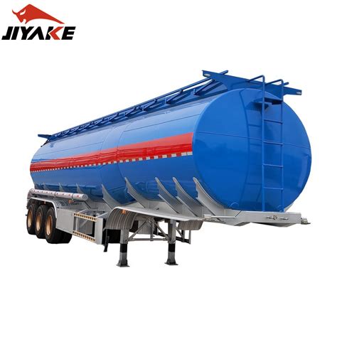 3 Axles 45000L Stainless Steel LPG Gas Dispenser Acid Oil Fuel Tanker