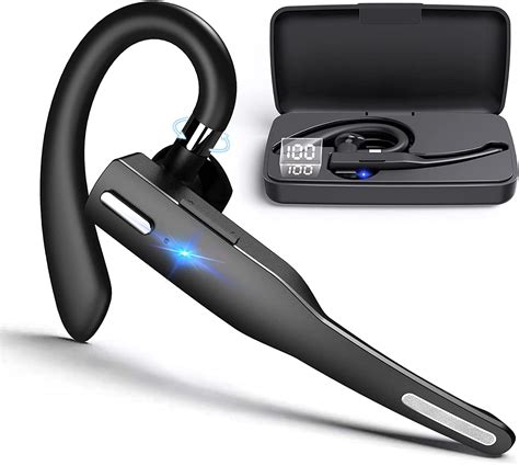 Bluetooth Earpiece Handsfree 24 Hrs Phone Call Bluetooth Headset - Walmart.com