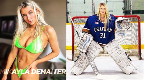 Mikayla Demaiter World’s Sexiest Hockey Goalie Top Fitness Models Top Female Fitness Models