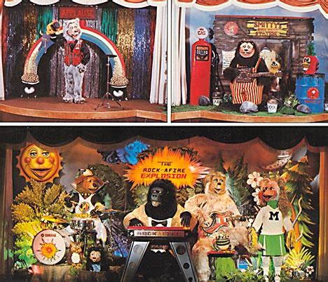 Chuck E Cheeses The Rock Afire Explosion Bear Band Covers Usher Love