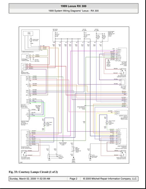 1999 Lexus Rx 300 System Wiring Diagrams Interior Lights Schematic Wiring Diagrams Solutions