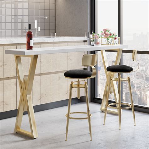 Modern Black Velvet Swivel Adjustable Counter Height Bar Stools Set Of