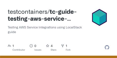 GitHub Testcontainers Tc Guide Testing Aws Service Integrations Using