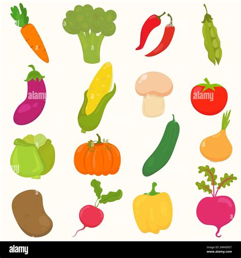 Cartoon Vegetables Hi Res Stock Photography And Images Alamy