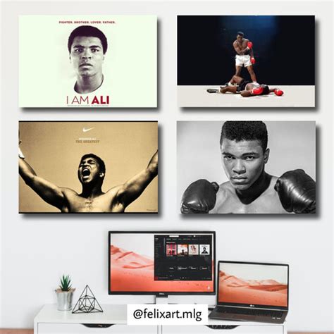 Jual Poster Kayu Muhammad Ali Hiasan Dinding Petinju Muhammad Ali Mhd