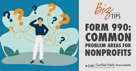 Form 990 Challenges For Nonprofits Key Insights Sva Cpa