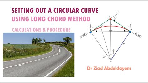 SURVEYING SETTING OUT CIRCULAR CURVE ROAD TOTAL STATION YouTube