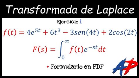 Transformada De Laplace Explicaci N Rapida Y Sencilla Con Pdf Incluido