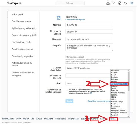 ≫ Como Cambiar Idioma En Instagram Fácil Y Rápido 2025