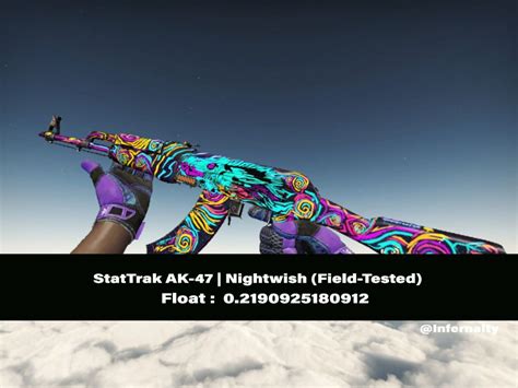 StatTrak AK 47 Nightwish FT CSGO SKINS KNIVES Video Gaming Gaming