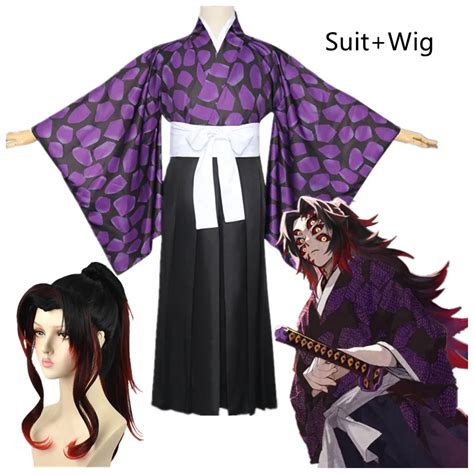 Hot Anime Cosplay Demon Slayer Kimetsu No Yaiba Kokushibou Tsugikuni