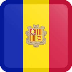 Andorra flag emoji - Country flags