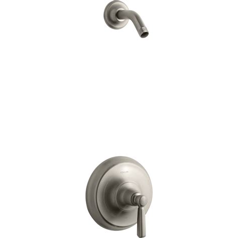 Kohler Bancroft Vibrant Brushed Nickel 1 Handle Shower Faucet Valve Included In The Shower