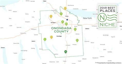 Onondaga County Map With Cities