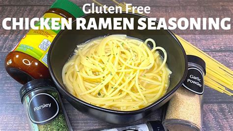 Gluten Free Chicken Ramen Seasoning Ramen Seasoning Recipe Youtube