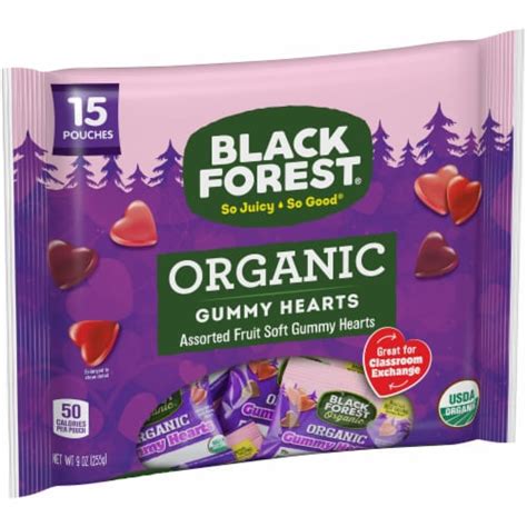 Black Forest® Organic Valentine Gummy Hearts, 15 ct - Kroger