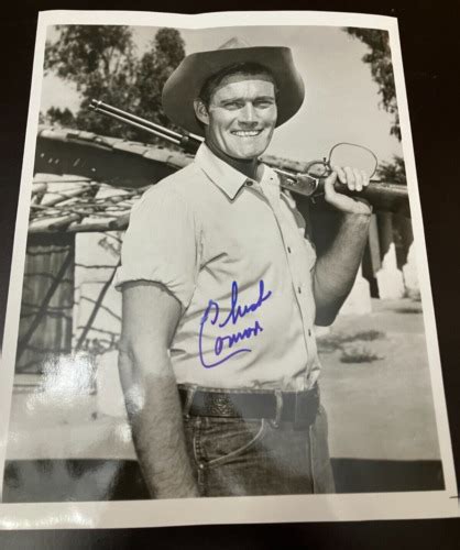 The Rifleman Chuck Connors Signed Autographed 8x10 Photo Ebay