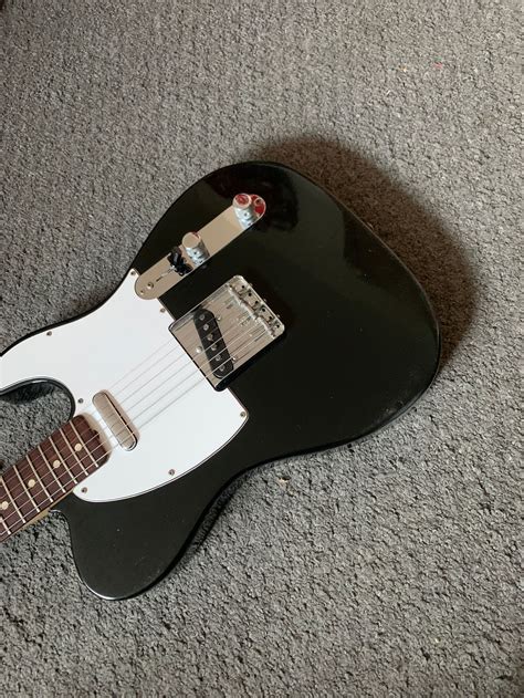 1974 Fender Telecaster Black Wrosewood Guitars Electric Solid Body