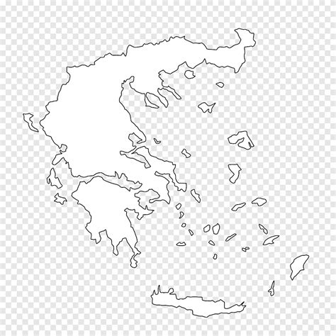 Blank Greek Map