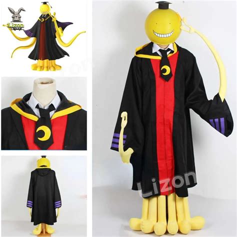 Korosensei Cosplay Costume Set Anime Cosplay Assassination Classroom