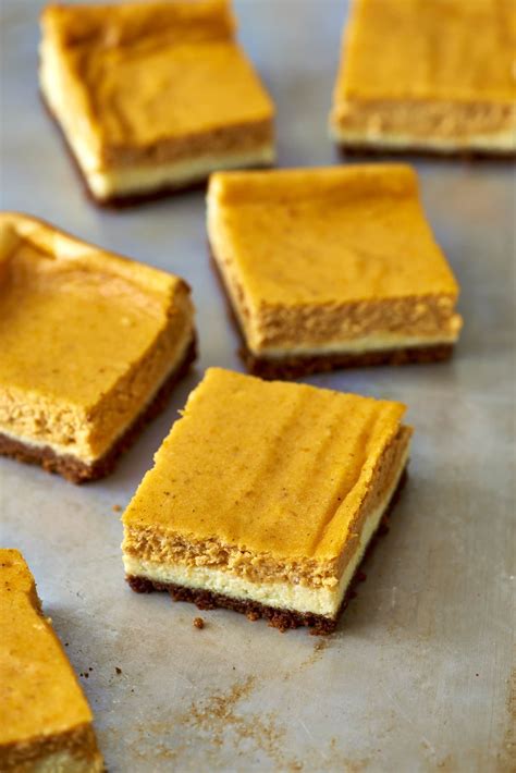 Recipe: Pumpkin Cheesecake Bars | Kitchn