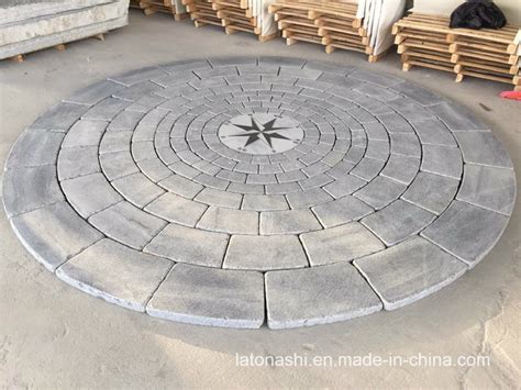 Tumbled Dark Grey Granite G Paving For Yard Pattern China G