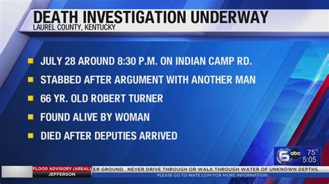 Death Investigation Underway In Laurel County Kentucky Youtube