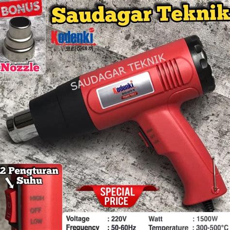 Jual Mesin Heat Gun Hot Gun Mesin Pemanas Blower Bergaransi Shopee Indonesia