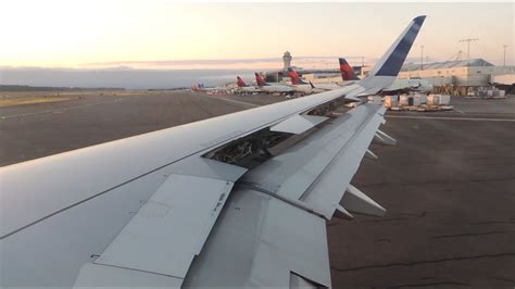 Delta Airlines Airbus A N Dx Pushback Start Up And Takeoff