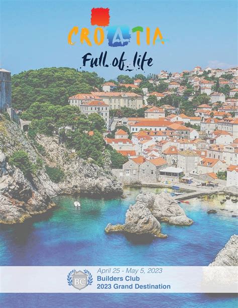 Croatia Itinerary by KG - Builders Club - Flipsnack