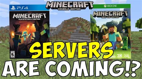 Minecraft Ps Xbox Servers Are Coming Youtube