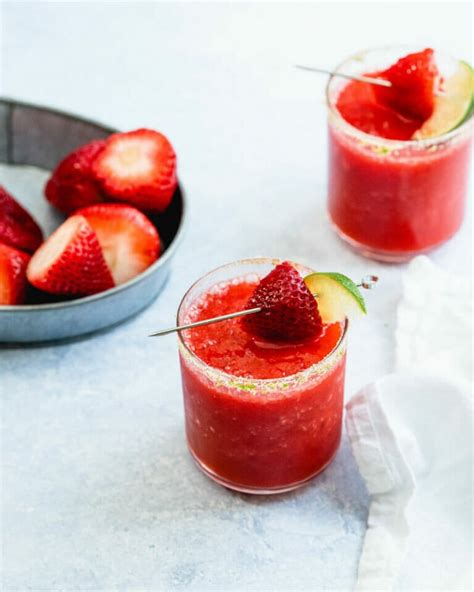 10 Fun Strawberry Cocktails A Couple Cooks