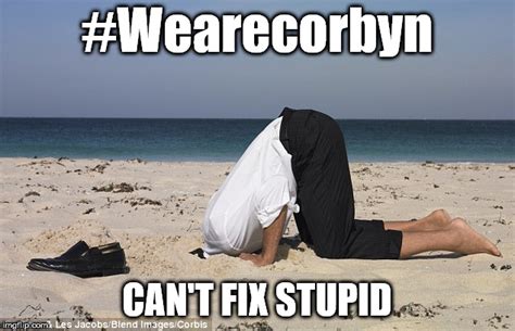 Wearecorbyn Can T Fix Stupid Imgflip