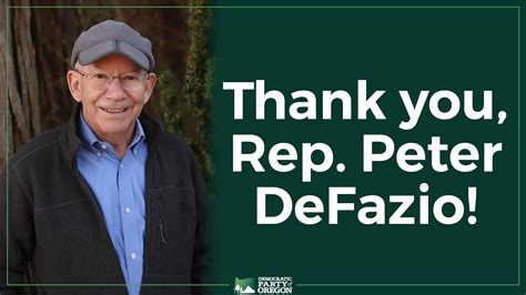 Oregon Democrats Celebrate the Ongoing Legacy of Rep. Peter DeFazio