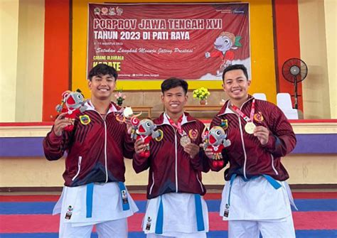 Lampaui Target Dalam Porprov 2023 Kontingen Karate Pati Sumbang 3 Emas