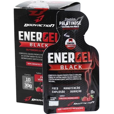 Tudo Sobre Energel Black 10 Sachês de 30g Body Action