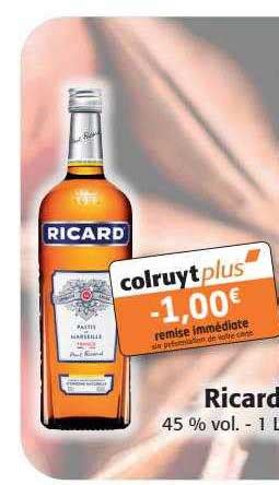 Promo Ricard Chez Colruyt Icatalogue Fr