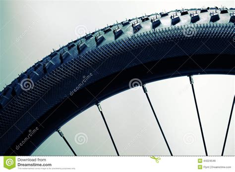 Bicycle wheel and tire stock photo. Image of equipment - 44224546