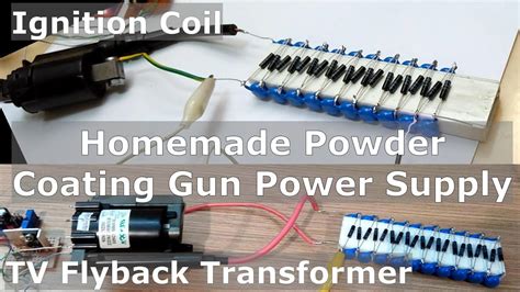 Powder Coating Gun Power Supply Ignition Coil And TV Flyback