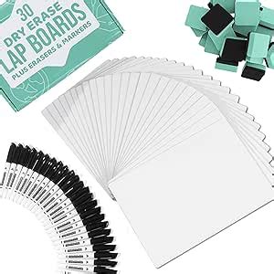 Dry Erase Lapboards 30pc Classroom Pack Mini Lapboards 30 BONUS