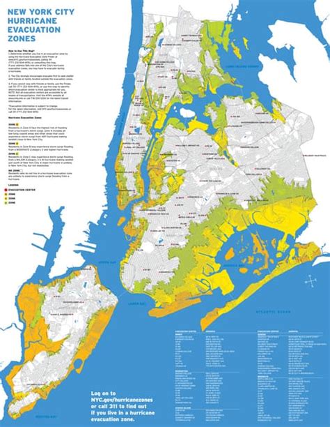 NYC Hurricane Evacuation Map | PDF