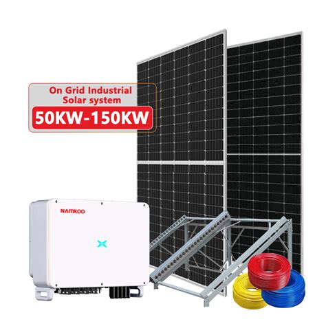 Three Phase Kw On Grid Solar System Ground Style Solar Off Grid