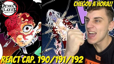 MUZAN x TANJIRO A BATALHA FINAL REACT MANGÁ DEMON SLAYER CAP 190 191