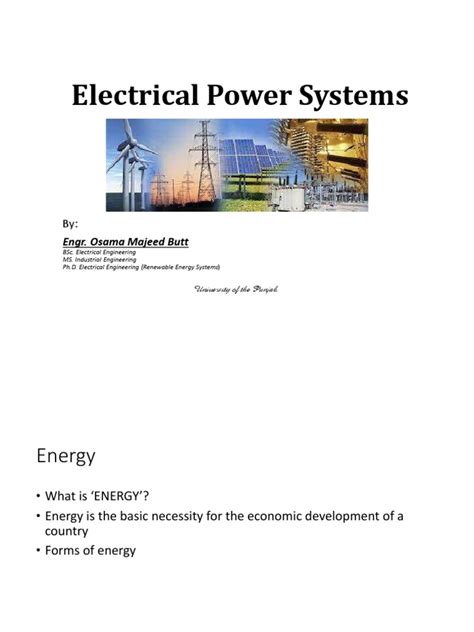 Lecture 1 | PDF | Electric Power Transmission | Electric Power Distribution 