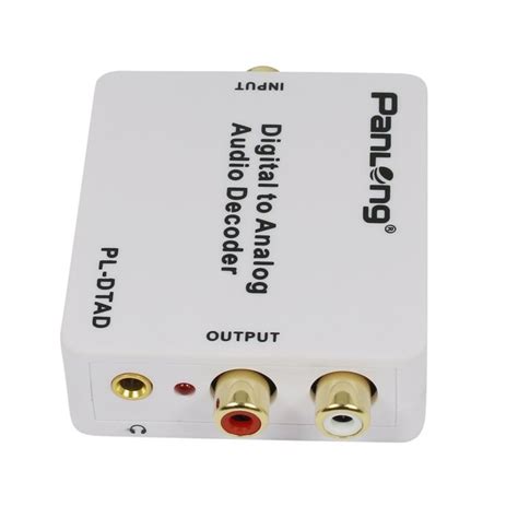 Panlong Optical Spdif Toslink Coaxial Digital To Analog Audio