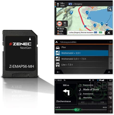 Zenec Z Emap Mh Micro Sd Karte Mit Reisemobil Navigation F R Zenec