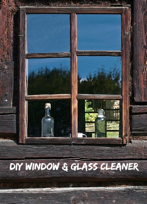 DIY Homemade Window Cleaner