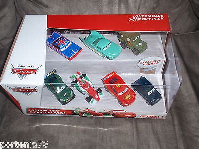 Disney Cars 2 LONDON RACE 7-pack CHAUNCY FARES FLO UNION RAMONE NIGEL ...